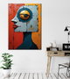 Wallity WY436 Pintura Decorativa en Lienzo Multicolor 50 x 70 cm